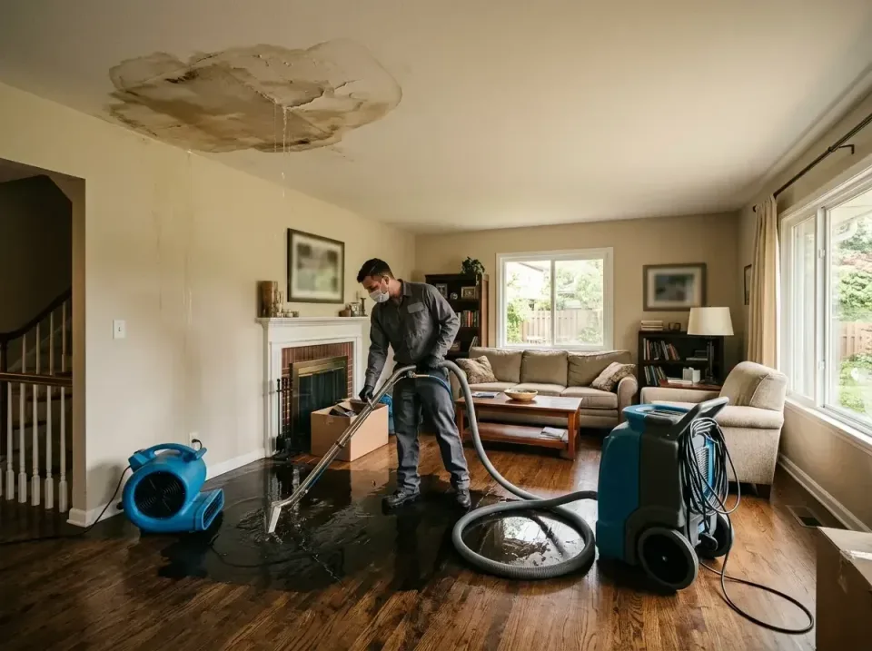 attic-pipe-burst-ceiling-drip-008 — frequently asked questions, Water Damage Restoration & Carpet Care in Morrow, OH